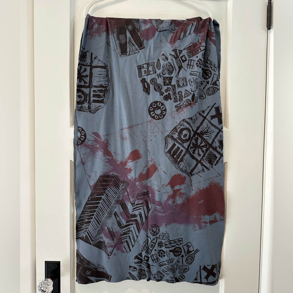 Blue Fish Scarf - Picture 1 of 5